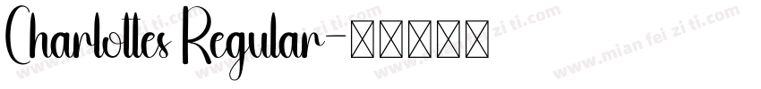 Charlottes Regular字体转换